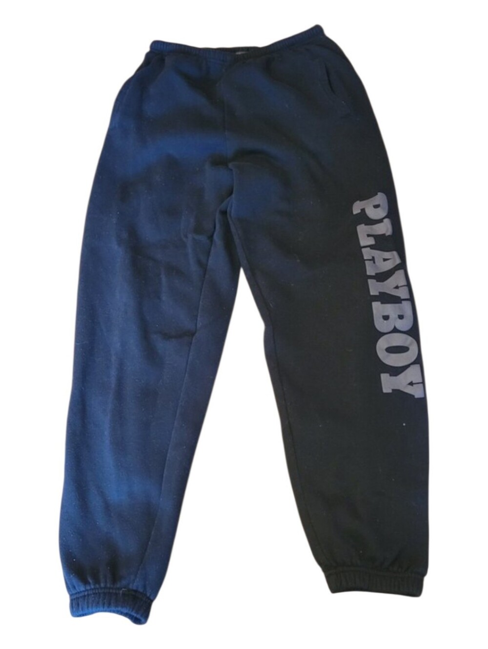 🥳 4/$25!🥳 PLAYBOY Black Men's Joggers with Side Logo